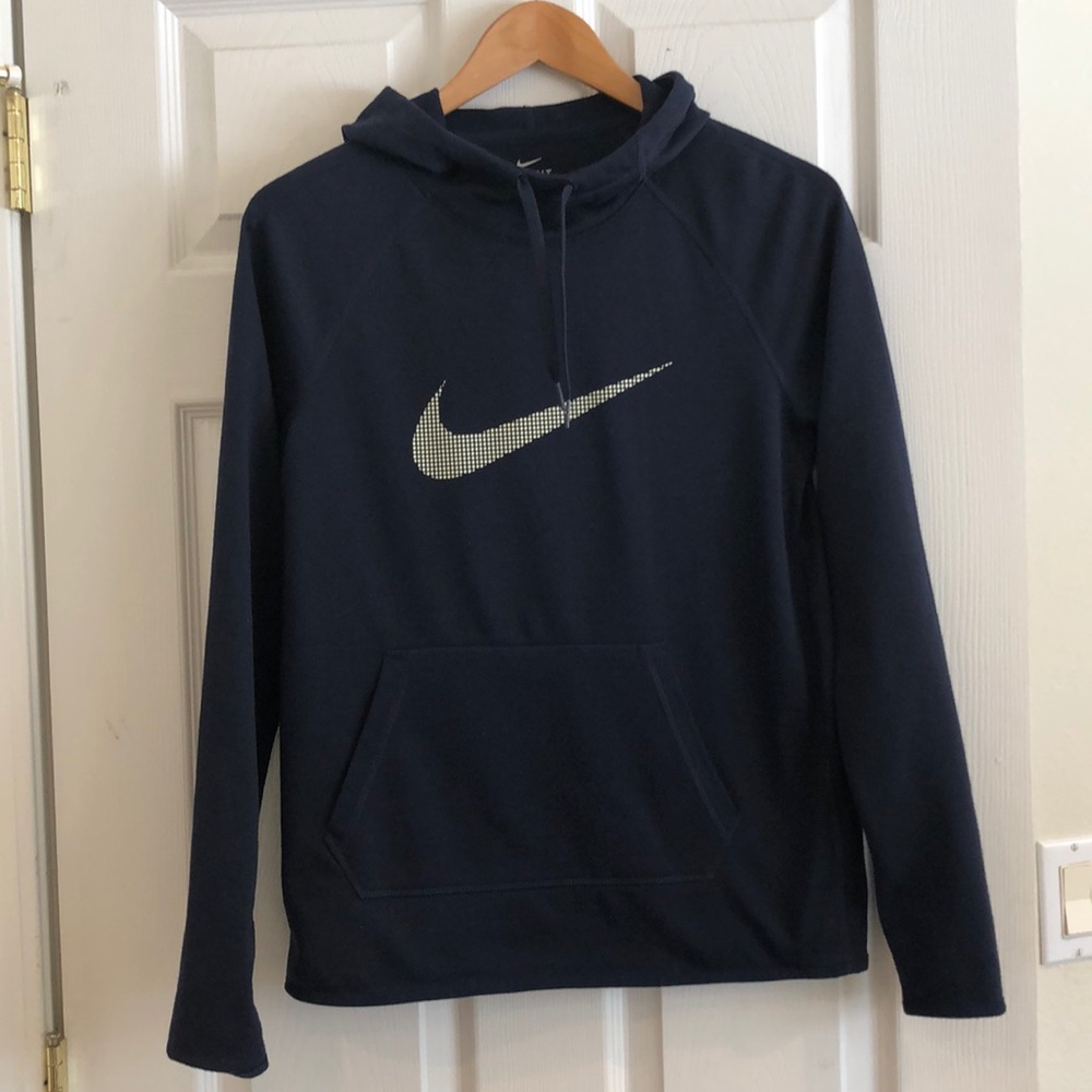 Nike Navy Hooded Sweatshirt